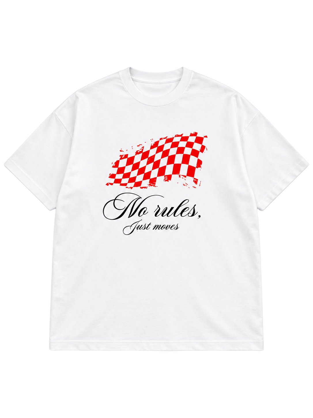 No Rules Tshirt White