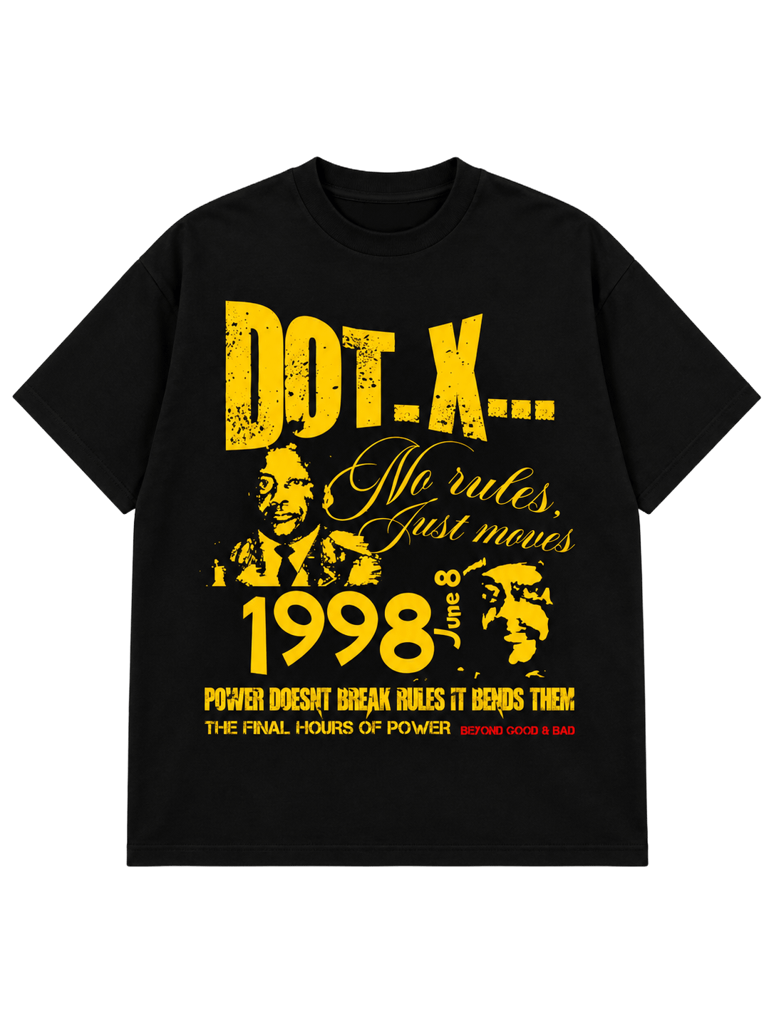 DX 1998 Abacha Tee  Black